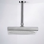 Remer 347N-356S 9 Inch Ceiling Mount Rain Shower Head With Arm, Chrome